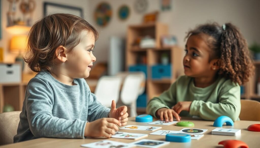 تحليل السمات اللغوية في الأطفال ذوي اضطراب اللغة والتوحديين